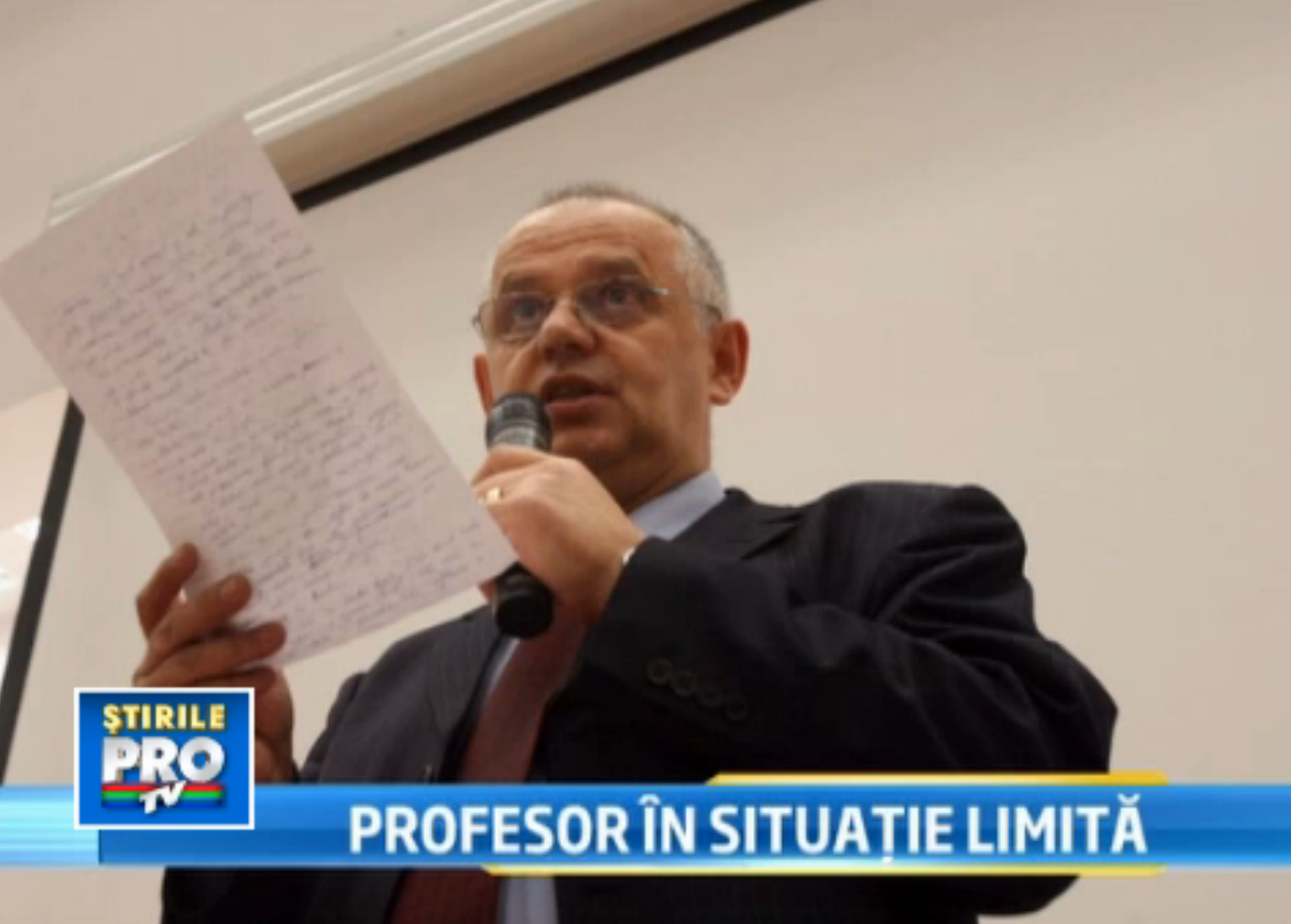 Decanul Facultatii de Stiinte Economice din Cluj, Dumitru Matis, se simte mai bine