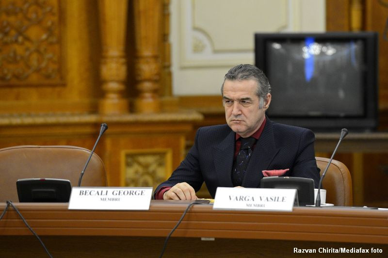 Locul de deputat al lui Gigi Becali a fost declarat vacant. Oficial, mandatul sau a fost incheiat