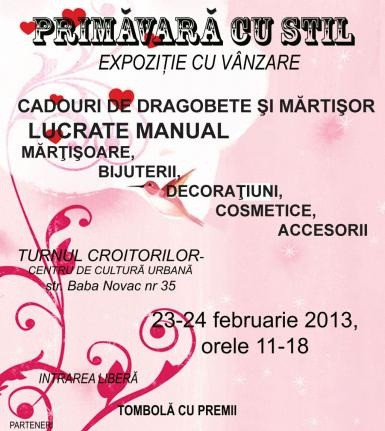 Bijuterii handmade si cadouri unicat la primul targ dedicat martisorului