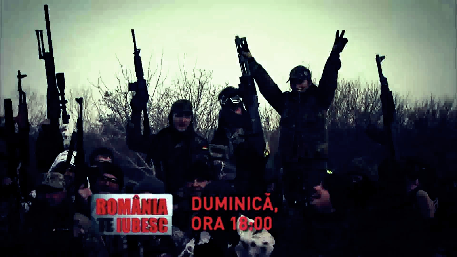 Militarie cu zambetul pe buze. Rares Nastase ne arata cine sunt "soldatii de weekend" din Romania, oameni in toata firea care se joaca de-a armata