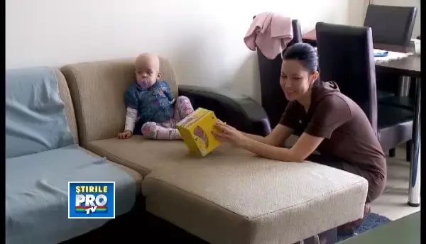 Kaelyn vrea sa traiasca. Are 1 an si 8 luni, dar sufera de cancer