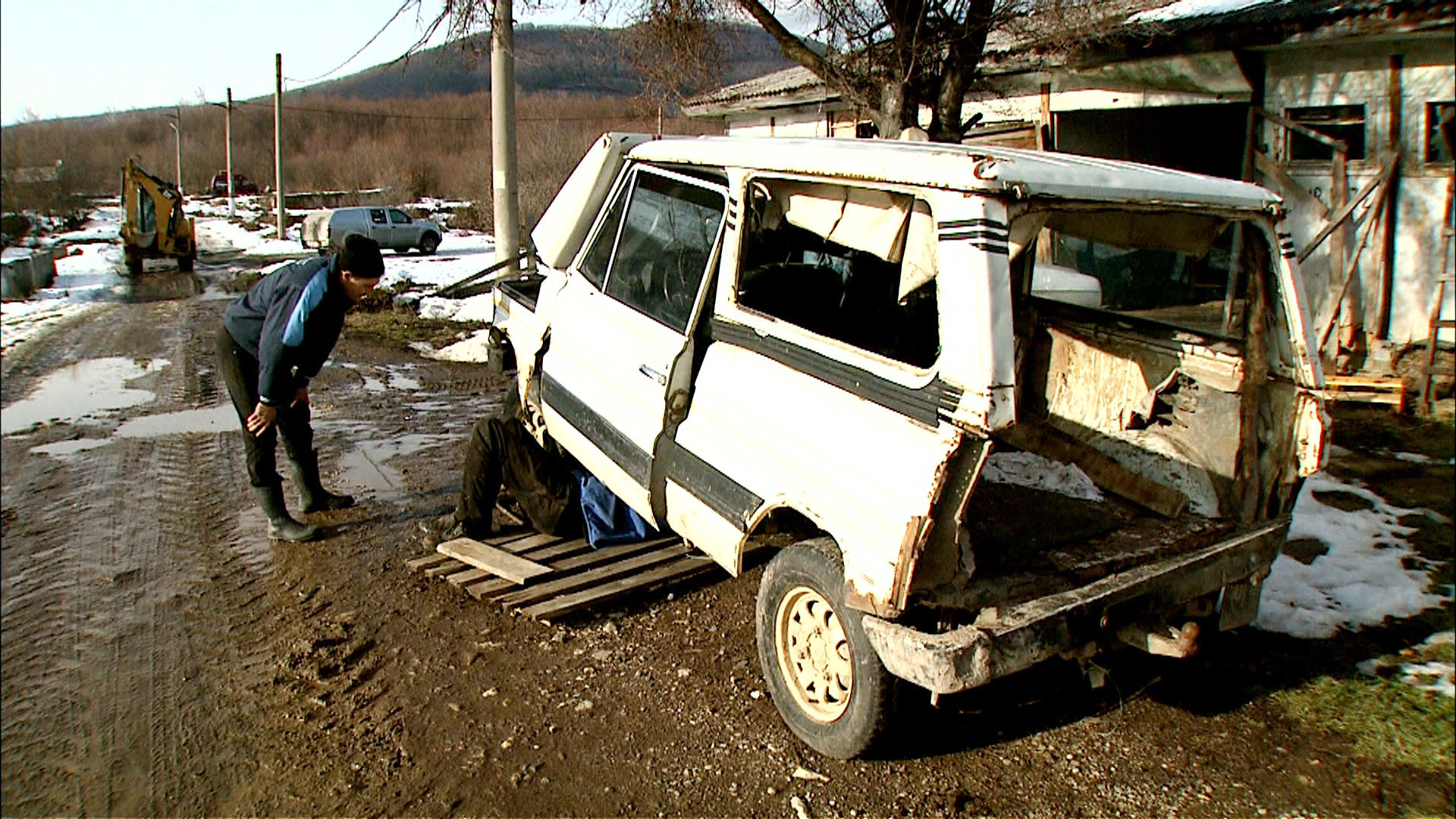 Termocentrala de la Anina, ruine, muncitori - 11