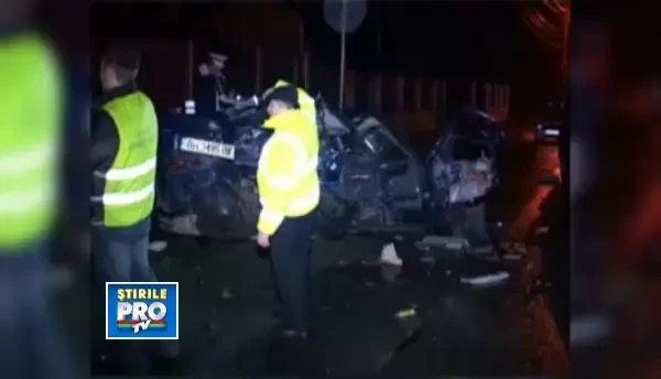 Accident cu 5 morti pe DN7, langa Calimanesti. Intr-una din masini se afla si rapperul Grasu XXL