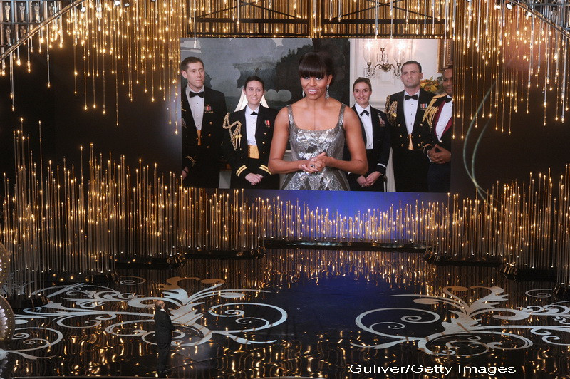 Surpriza de la Oscar 2013. Michelle Obama a anuntat premiul la categoria "cel mai bun film"