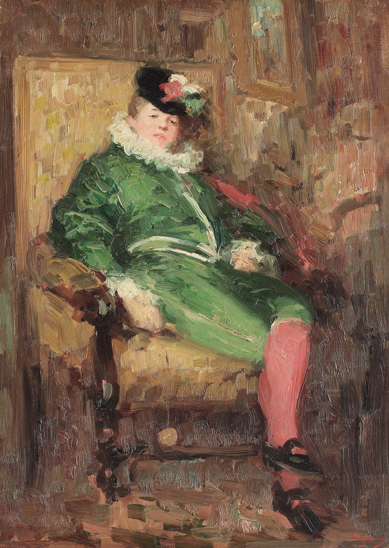Nicolae Grigorescu, Colombina in verde