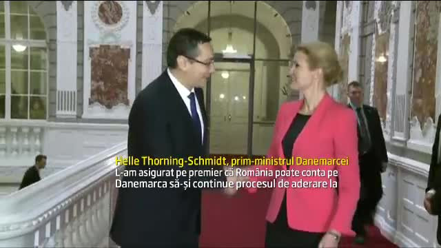 Premierul danez: "Romania poate conta pe Danemarca pentru admiterea in spatiul Schengen"