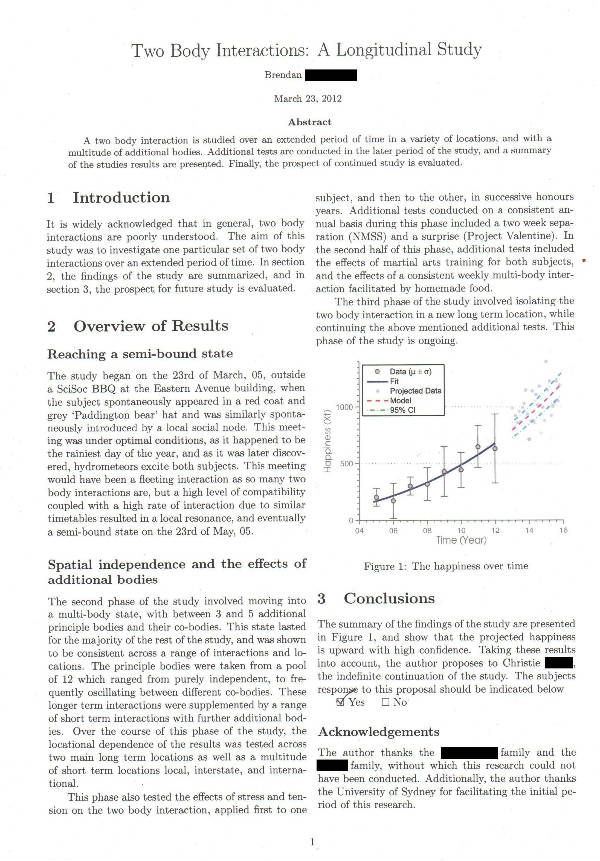 Cum l-a ajutat stiinta sa ii spuna iubitei sale ca o vrea de sotie! FOTO