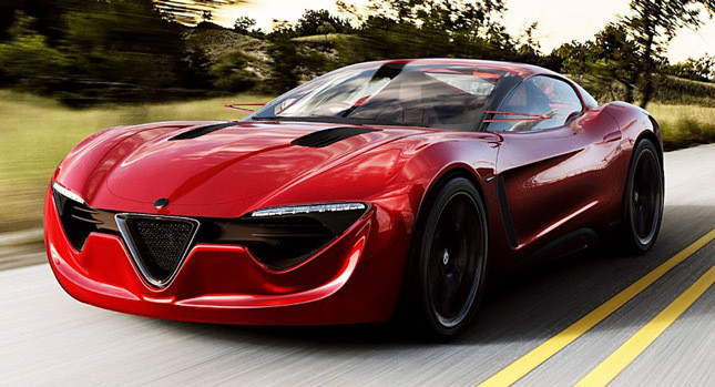 Alfa Romeo 6C Sports Coupe Concept. Va ramane doar un vis frumos?