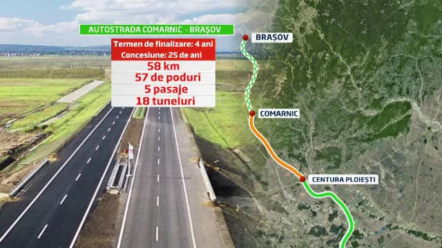 Comarnic-Brasov, prima autostrada pe care constructorul va pune bariera ca sa-si recupereze banii