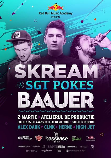 Skream & SGT Pokes + Baauer