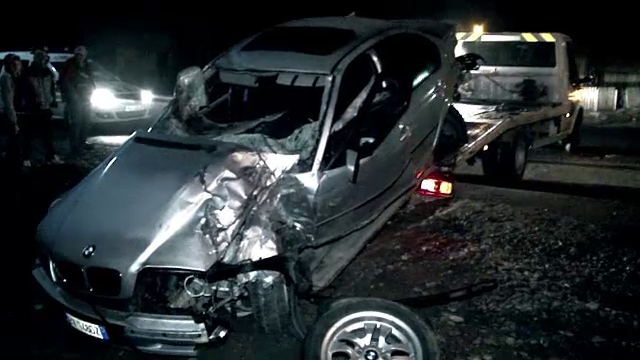 Impact frontal. Seful pompierilor voluntari dintr-o comuna din Bistrita-Nasaud a ajuns la spital