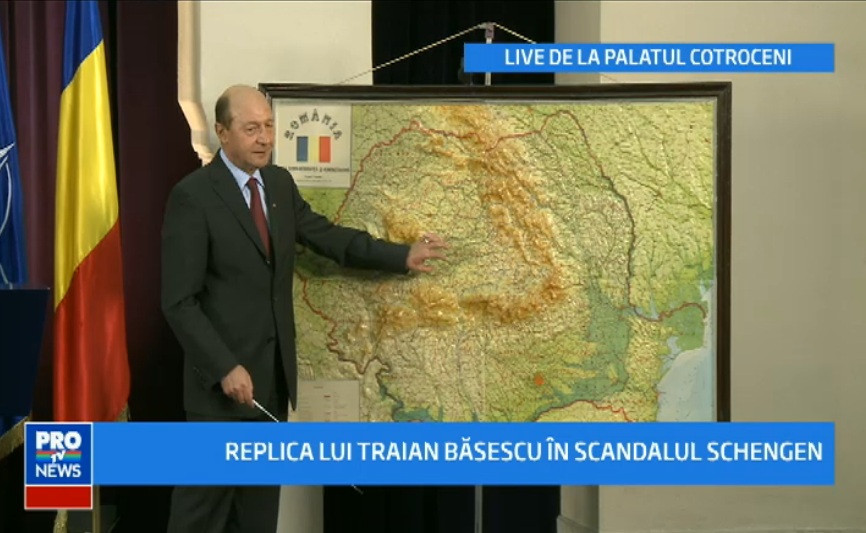 Presedintele Traian Basescu a "redesenat" granitele Schengen. "Niciun sacrificiu nu e prea mare"