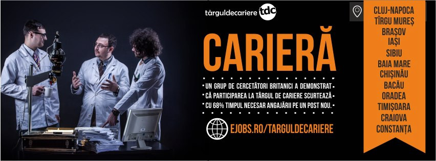 Cea mai mare retea de targuri de cariera isi da intalnire la Cluj