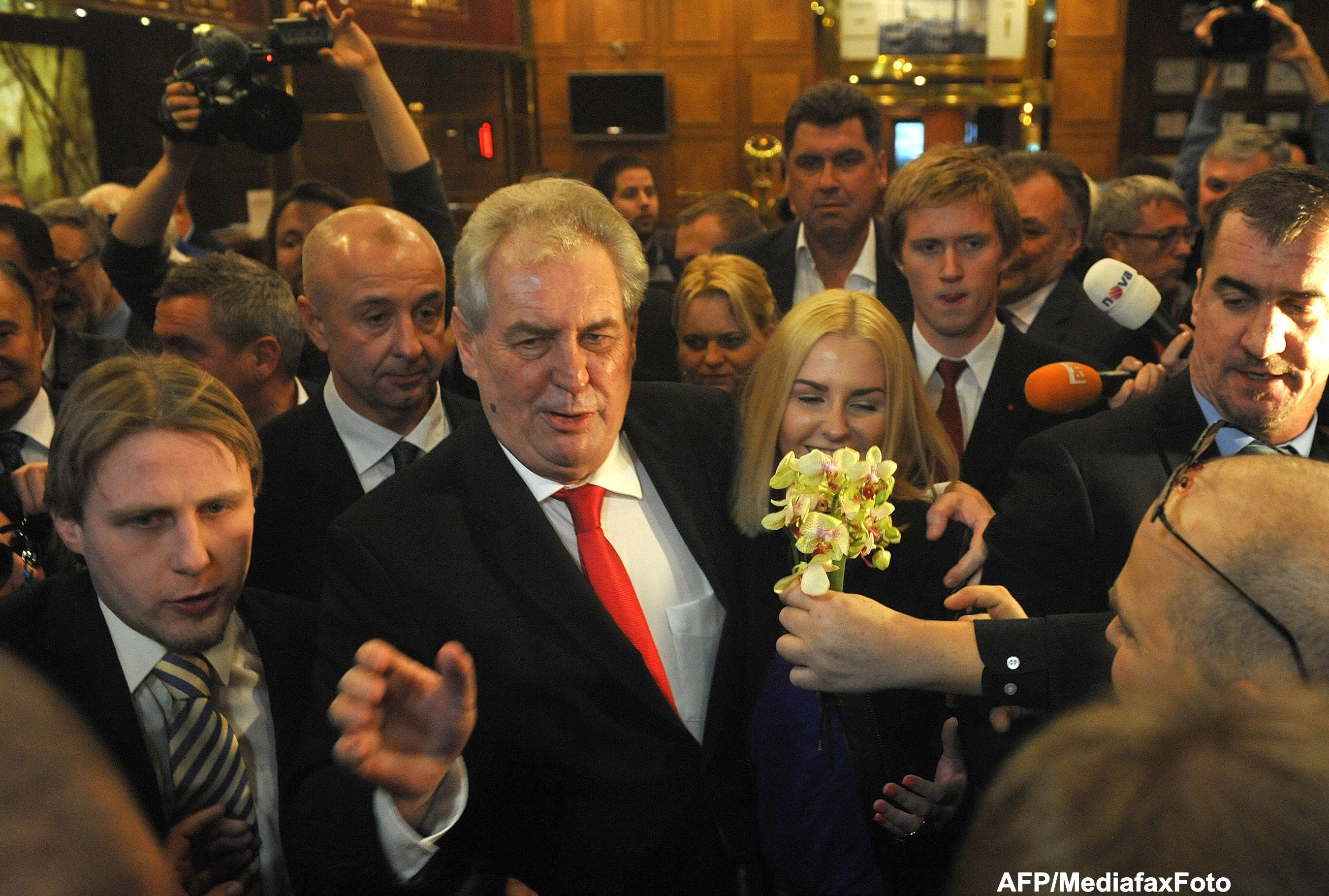 Noul presedinte ceh Milos Zeman a depus juramantul