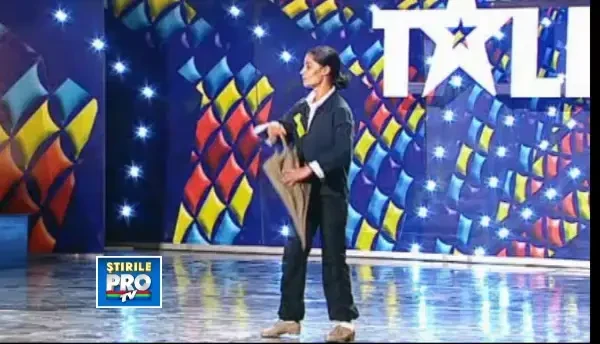 ROMANII AU TALENT. Camelia, femeia de serviciu care a invatat sa danseze din clipuri cu Fred Astaire