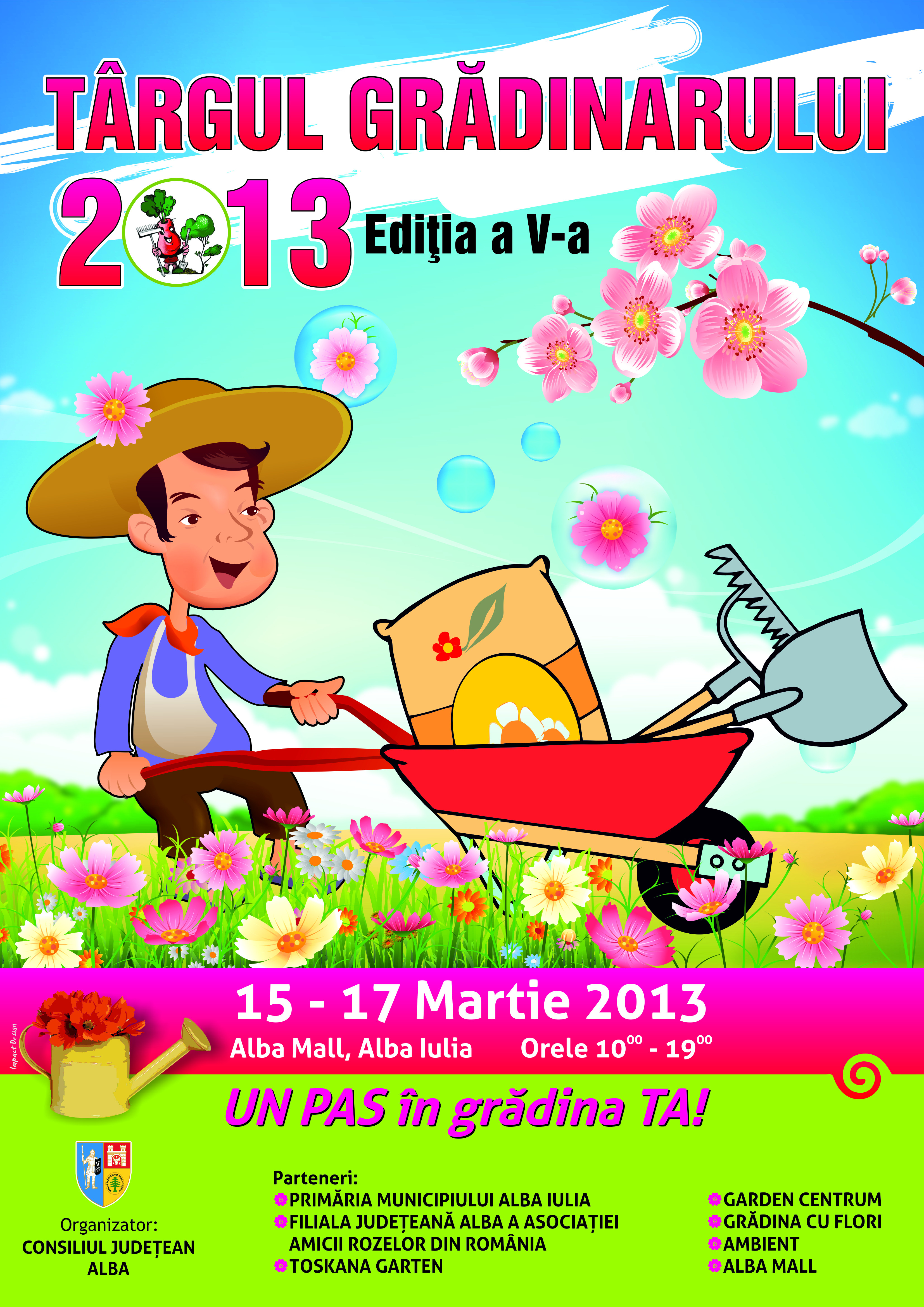 Primavara aduce la Alba Iulia a cincea editie a targului gradinarului