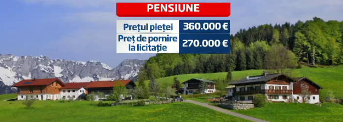 Lista "chilipirurilor de lux" vandute de ANAF. Pretul pentru o casa de vacanta executata silit