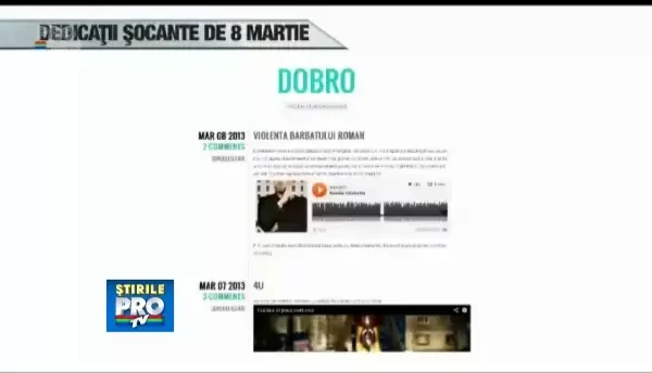 (P) Dedicatii socante de 8 Martie.