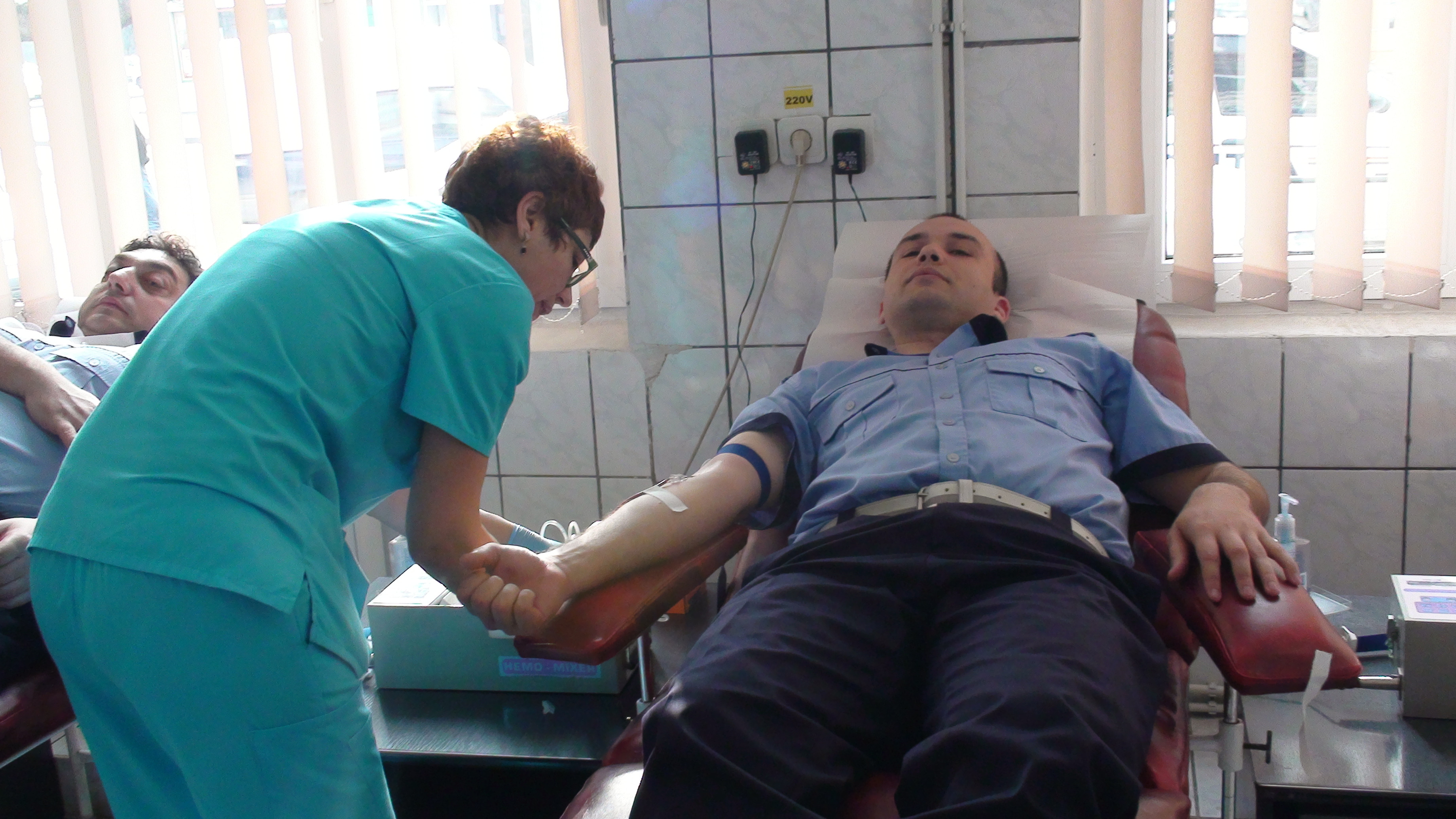 Gest umanitar: politistii si motociclistii din Caras-Severin au donat sange pentru a salva vieti