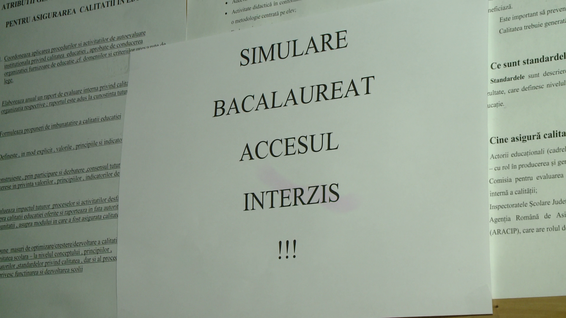 Prezenta de 91% la simularea examenelor de Evaluare Nationala si Bacalaureat, la Limba materna