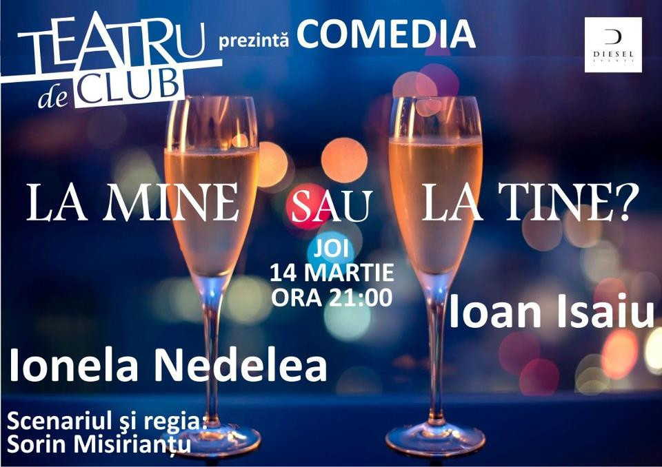 Teatrul de Club prezinta premiera lunii martie: o comedie savuroasa in regia lui Misiriantu