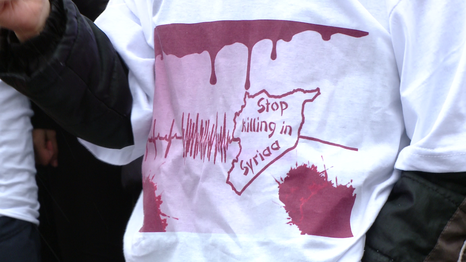 Doi ani de la declansarea razboiului in Siria.Comunitatea araba din Timisoara a organizat un protest