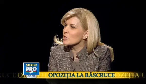 Udrea, la Dupa 20 de ani: USL va avea 2 candidati la urmatoarele prezidentiale: Ponta si Tariceanu
