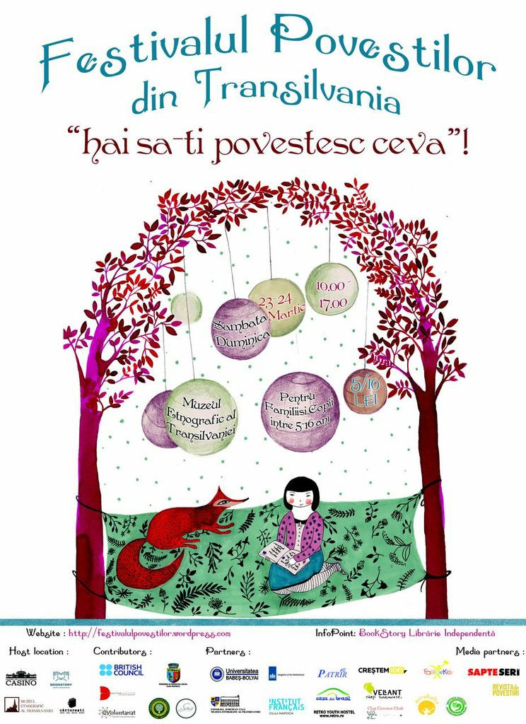 Clujul gazduieste prima editie a Festivalului de Povesti din Transilvania