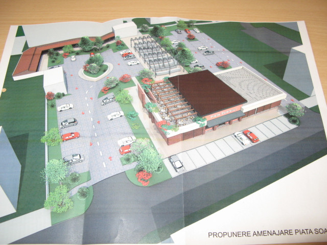 Piata noua si… terasa, in cartierul Soarelui. Cum va arata o constructie inceputa in urma cu 10 ani