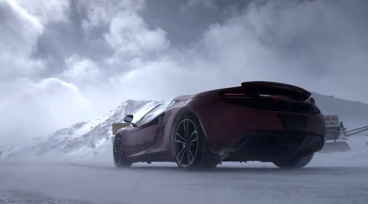 Mai tare ca NFS! Asa se comporta un McLaren 12C Spider la 3.654 de metri altitudine! VIDEO