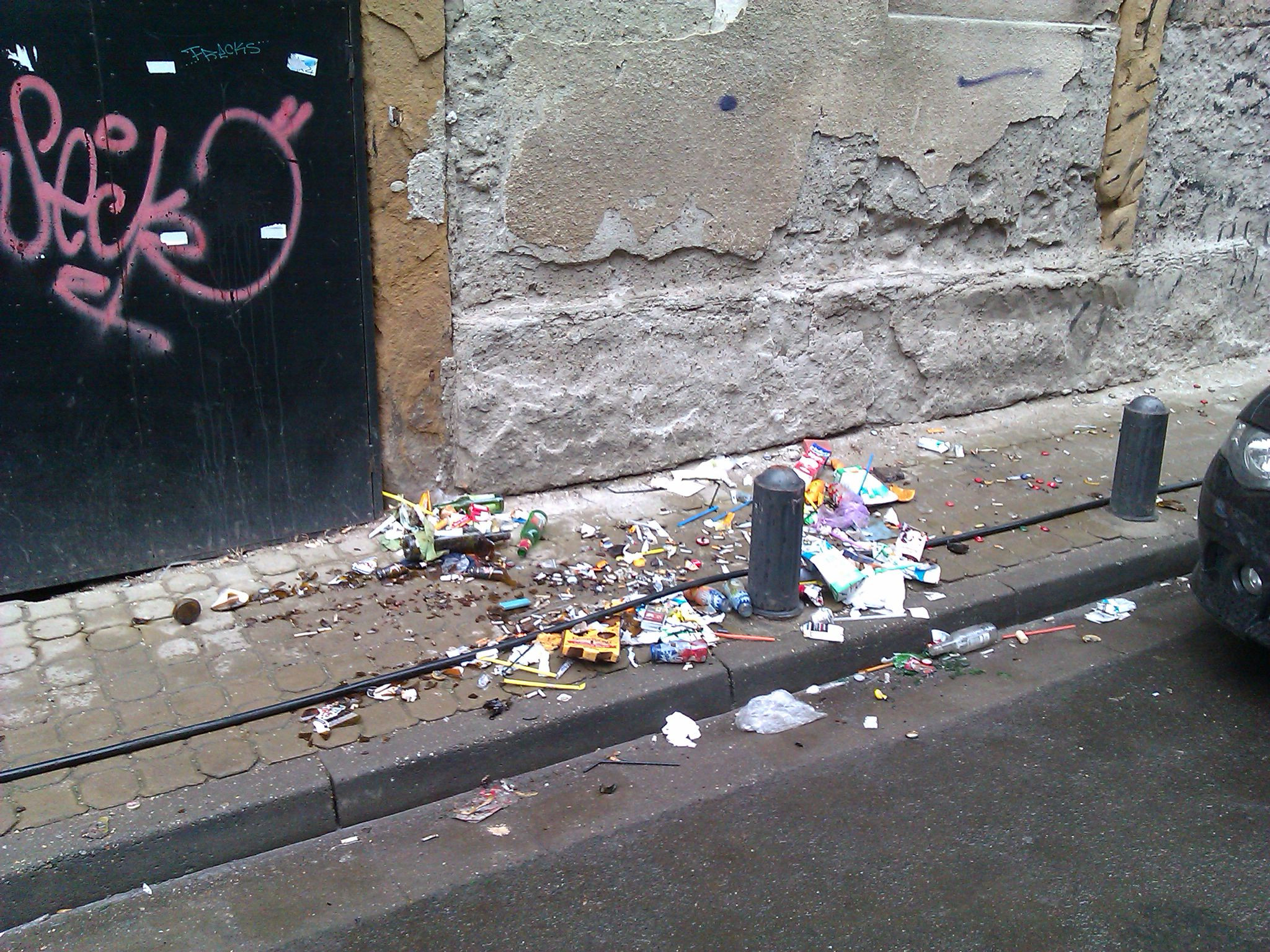 Arad, Capitala Culturala? Cum arata de o saptamana un trotuar ultracentral