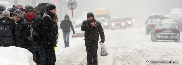 Gerul a pus stapanire din nou pe Romania, iar temperaturile scad pana la -25 de grade Celsius. Prognoza meteo pana sambata