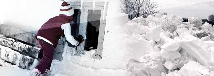 Nordul Moldovei, sub ZAPADA. Zeci de oameni au ramas izolati in nameti