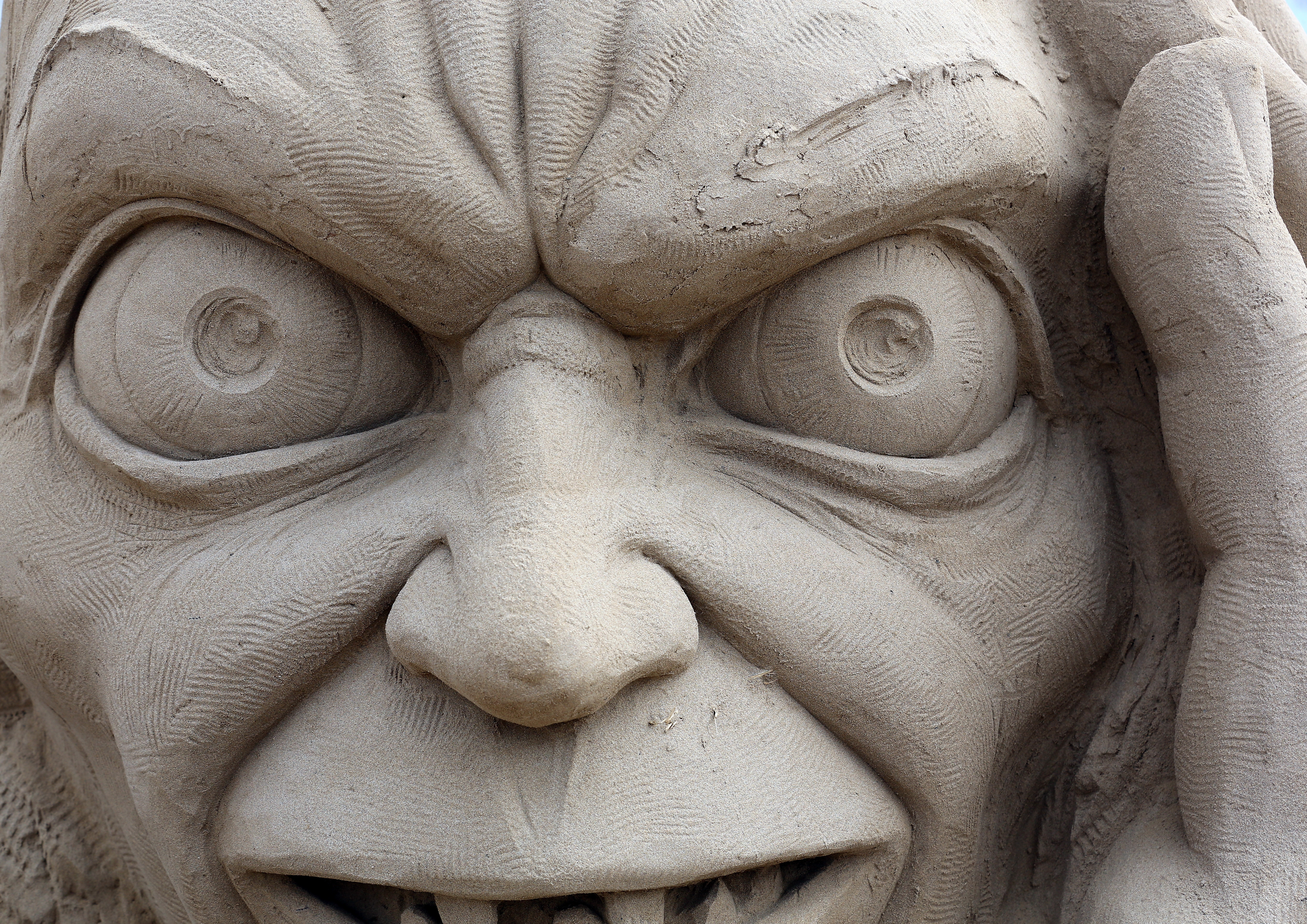 Cele mai complexe sculpturi in nisip: imaginile care i-au impresionat pe britanici GALERIE FOTO