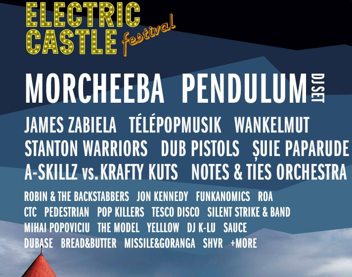 Morcheeba, Stanton Warriors si Orchestra Notes & Ties vin la Electric Castle, Cluj: 21-23 iunie