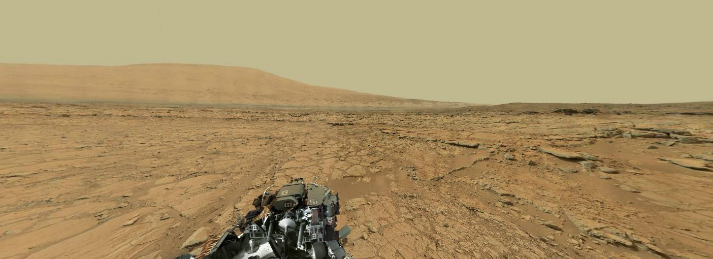 FOTO. Ce ai vedea daca te-ai afla acum pe Marte. Panorama interactiva de 4 miliarde de pixeli