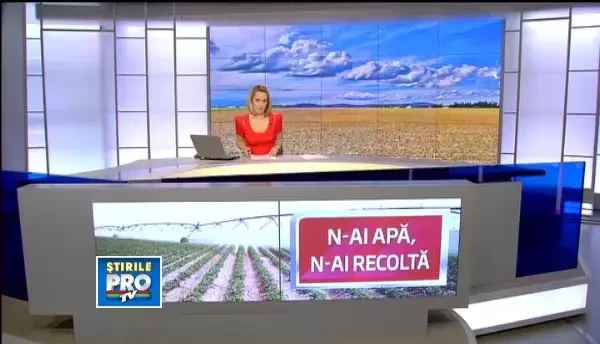 Doar 1% din suprafata agricola a tarii este irigata. Recoltele ar putea fi distruse de seceta