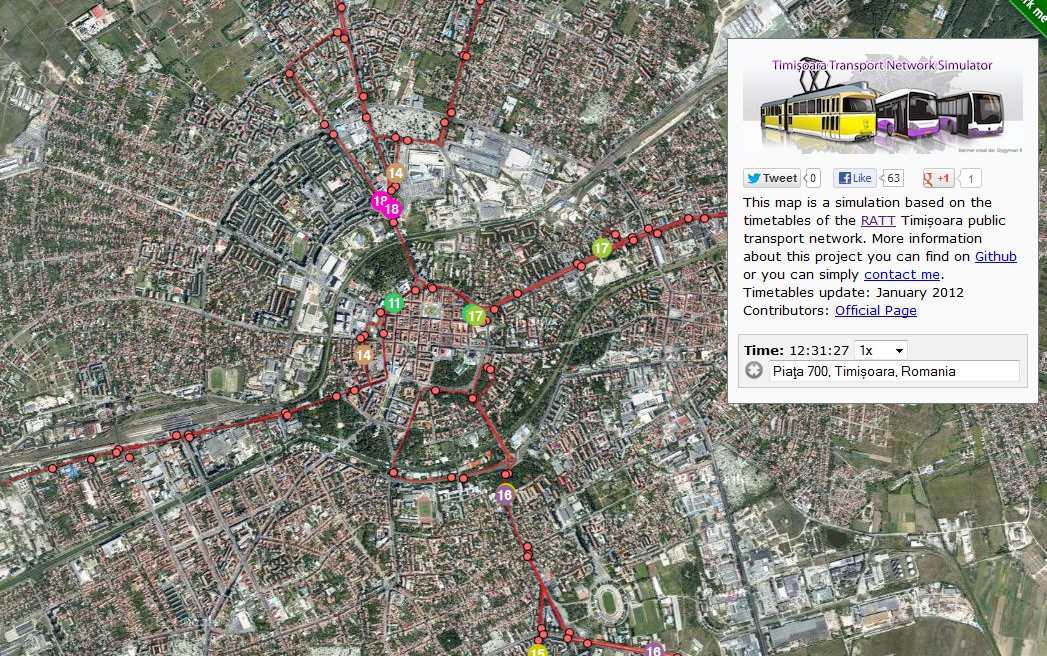 Cum poti vedea traseul mijloacelor de transport, in timp real. Super proiectul unui elev timisorean