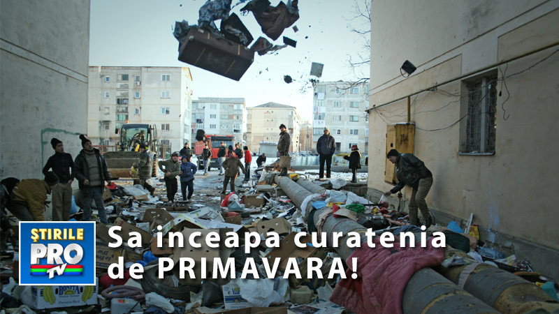 Sa inceapa curatenia de primavara! Ajuta-ne sa facem mizeria din Romania sa dispara
