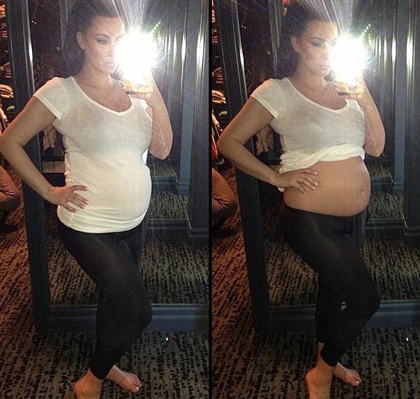 Kim Kardashian gravida