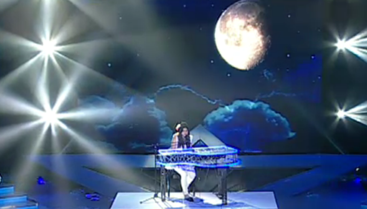 ROMANII AU TALENT. Diana Caldararu, o eleva de 14 ani, a vrajit cu un moment special la pian