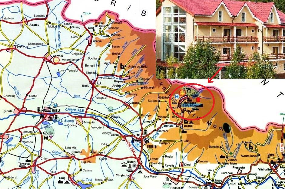 Hotelul din Moneasa afectat de incendiu ramane inchis. De unde au pornit flacarile