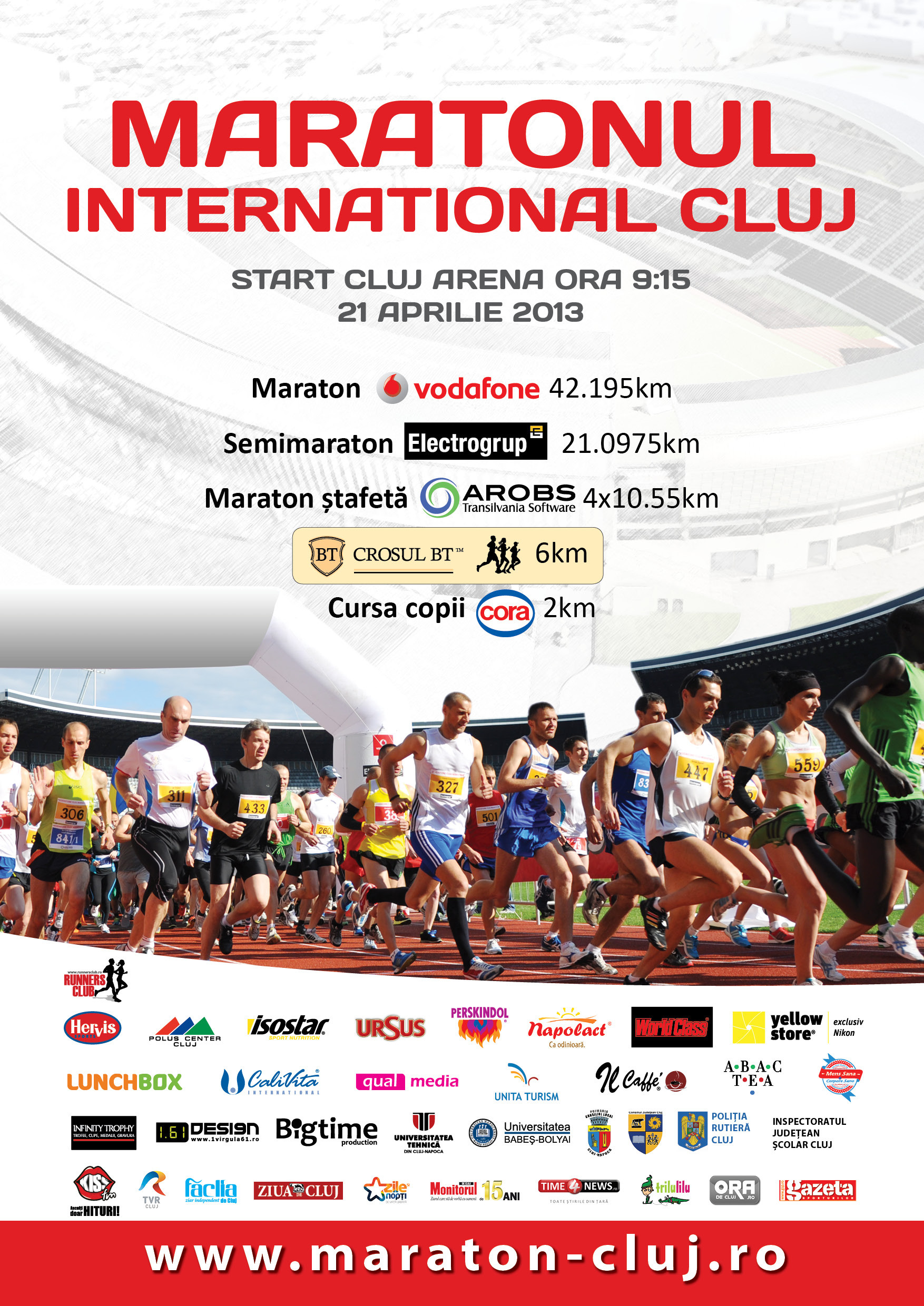 Atentie soferi: la Cluj se da startul Maratonului International