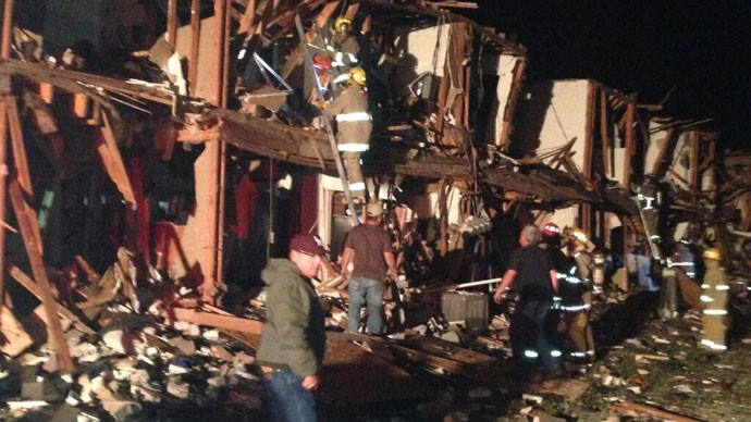 15 cladiri, demolate complet. Imagini cu dezastrul provocat de explozia din Texas