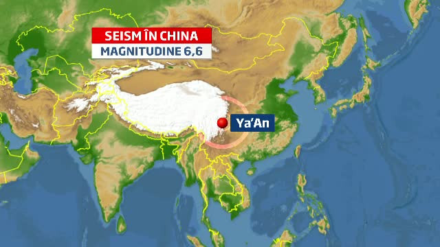 VIDEO. Cutremur de magnitudinea 7 in China. Cel putin 179 de persoane au murit