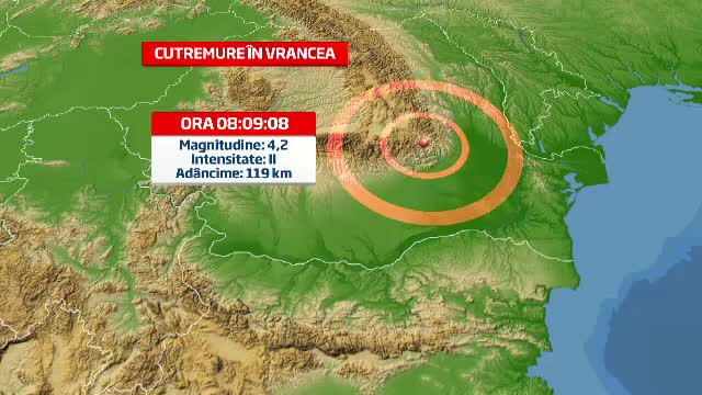 Cutremur de 4,2 pe Richter, in Vrancea. Cand s-ar putea produce un seism de peste 7