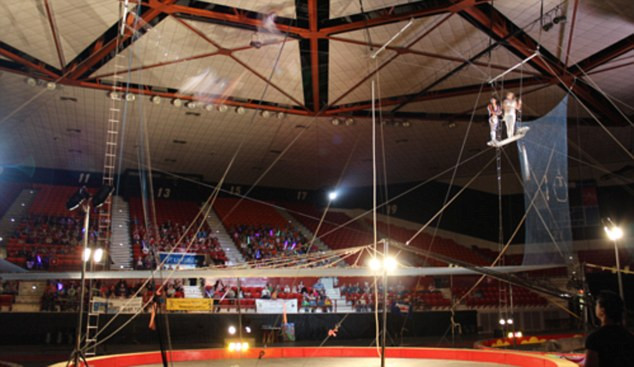 Ce au vazut o femeie si fetita ei in toaleta unui circ."Nu te astepti la asa ceva. Am iesit imediat"