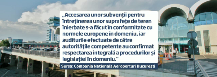 Cum a "transformat" o lege europeana aeroportul Henry Coanda in teren pentru oi si vaci