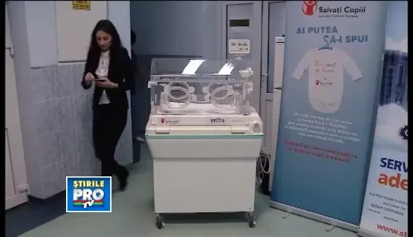Incubator de 10.000 de euro pentru copiii nascuti prematur in Cluj