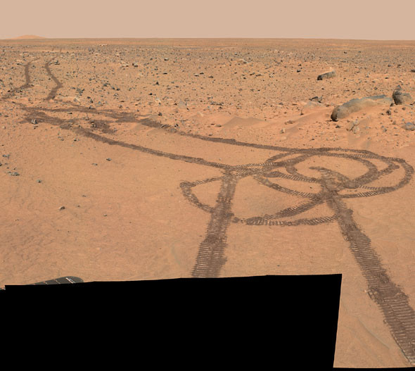 Desenul controversat descoperit pe Marte. Care a fost ultima "urma" lasata de Roverul Opportunity